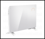 Sealey DH138 Baridi Electric Glass Panel Heater, 1500W, Thermostat Controlled 24Hr 7 Day Timer, Wi-Fi Enabled, Remote Control, White