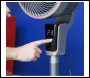 Sealey DH141 Baridi Pedestal Fan with Remote Control & 12hr Timer 12 inch  - Grey