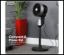 Sealey DH142 Baridi Pedestal Fan with Manual Control 10 inch  - Grey