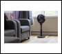Sealey DH143 Baridi Pedestal Fan with Remote Control 10 inch  - Black