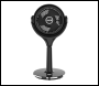 Sealey DH143 Baridi Pedestal Fan with Remote Control 10 inch  - Black