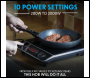 Sealey DH145 Baridi Portable Induction Hob with 1 Cooking Zone 29 x 35.5 x 7cm - Black
