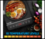Sealey DH145 Baridi Portable Induction Hob with 1 Cooking Zone 29 x 35.5 x 7cm - Black