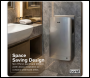 Sealey DH150 Baridi Hand Dryer with HEPA Filter & Auto-Sensor 1750W/230V - Silver