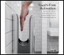 Sealey DH150 Baridi Hand Dryer with HEPA Filter & Auto-Sensor 1750W/230V - Silver