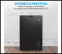 Sealey DH153 Baridi Freestanding Chest Freezer 99L Capacity - Black