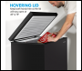 Sealey DH153 Baridi Freestanding Chest Freezer 99L Capacity - Black