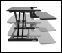 Sealey DH15 Dellonda 89cm Adjustable-Height Standing Desk Riser 15kg Capacity