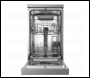 Sealey DH166 Baridi Slimline Freestanding Dishwasher 45cm Wide 10 Place Settings - Silver