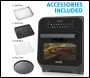 Sealey DH171 Baridi Steam Air Fryer Oven 15L Capacity