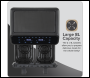 Sealey DH172 Baridi Dual Zone Air Fryer 8L with 8-in-1 Functions Touch Controls, Easy-Clean, Black - DH172