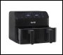 Sealey DH172 Baridi Dual Zone Air Fryer 8L with 8-in-1 Functions Touch Controls, Easy-Clean, Black - DH172