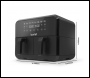 Sealey DH172 Baridi Dual Zone Air Fryer with 8 Preset Functions 8L Capacity