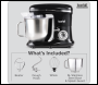 Sealey DH173 Baridi 1500W Stand Mixer with Accessories 6L - Black