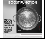 Sealey DH176 Baridi Integrated Induction Hob with 4 Cooking Zones 60cm 6800W Output