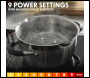 Sealey DH176 Baridi Integrated Induction Hob with 4 Cooking Zones 60cm 6800W Output