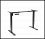 Sealey DH18 Dellonda Single Motor Ultra-Quiet Adjustable-Height Desk Frame with Digital Control Panel 70kg Capacity - Black