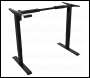 Sealey DH18 Dellonda Single Motor Ultra-Quiet Adjustable-Height Desk Frame with Digital Control Panel 70kg Capacity - Black