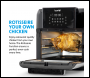 Sealey DH191 Baridi Air Fryer & Rotisserie Oven including Accessory Kit 12L Capacity