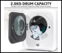Sealey DH192 Baridi Tabletop Tumble Dryer with Analogue Controls 2.5kg Capacity - White