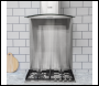 Sealey DH193 Baridi Splashback for Cooker Hoods 60 x 75cm - Stainless Steel