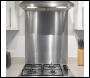 Sealey DH193 Baridi Splashback for Cooker Hoods 60 x 75cm - Stainless Steel