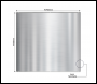 Sealey DH195 Baridi Splashback for Cooker Hoods 90 x 75cm - Stainless Steel
