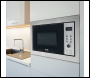 Sealey DH197 Baridi Integrated Microwave Oven with Grill 25L Capacity 900W - Stainless Steel