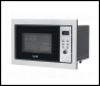 Sealey DH197 Baridi Integrated Microwave Oven with Grill 25L Capacity 900W - Stainless Steel