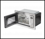 Sealey DH197 Baridi Integrated Microwave Oven with Grill 25L Capacity 900W - Stainless Steel