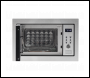 Sealey DH197 Baridi Integrated Microwave Oven with Grill 25L Capacity 900W - Stainless Steel