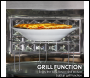 Sealey DH198 Baridi Integrated Microwave Oven with Grill 25L Capacity 900W - Black