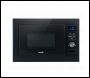 Sealey DH198 Baridi Integrated Microwave Oven with Grill 25L Capacity 900W - Black