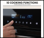 Sealey DH199 Baridi Integrated Fan-Assisted Electric Oven 60cm 72L Capacity - Black