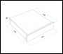 Sealey DH201 Baridi Integrated Warming Drawer 60cm - Black