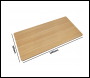Sealey DH20 Dellonda Rectangular Desktop 1400 x 700mm - Oak