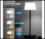 Sealey DH212 Dellonda Rechargeable Table Lamp for Home Office Restaurant RGB Colours