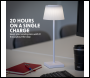 Sealey DH213 Dellonda Rechargeable Table Lamp for Home Office Restaurant RGB Colours