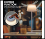 Sealey DH213 Dellonda Rechargeable Table Lamp for Home Office Restaurant RGB Colours