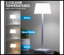 Sealey DH213 Dellonda Rechargeable Table Lamp for Home Office Restaurant RGB Colours