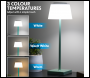 Sealey DH214 Dellonda Rechargeable Table Lamp for Home Office Restaurant RGB Colours
