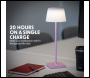 Sealey DH215 Dellonda Rechargeable Table Lamp for Home Office Restaurant RGB Colours