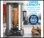 Sealey DH216 Baridi Vertical 360° Rotisserie Smokeless Grill 21L Capacity