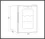 Sealey DH217 Baridi 6 Bottle Thermoelectric Tabletop Wine Cooler with Touch Control - Black