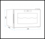 Sealey DH218 Baridi 8 Bottle Tabletop Wine Fridge & Cooler
