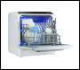 Sealey DH224A Baridi 2-4 Place Settings Mini Portable Tabletop Dishwasher, 5 Wash Functions
