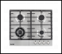 Sealey DH225 Baridi Gas Hob with 4 Cooking Zones 60cm - Stainless Steel