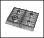 Sealey DH225 Baridi Gas Hob with 4 Cooking Zones 60cm - Stainless Steel