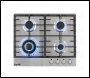 Sealey DH225 Baridi Gas Hob with 4 Cooking Zones 60cm - Stainless Steel
