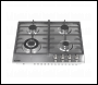 Sealey DH225 Baridi Gas Hob with 4 Cooking Zones 60cm - Stainless Steel